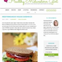 homepage screenshot of healthymidwesterngirl.com